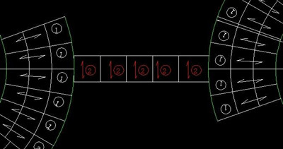 塔間平臺(tái)過(guò)道鋼格板布置圖 塔間平臺(tái)過(guò)道鋼格板布置圖